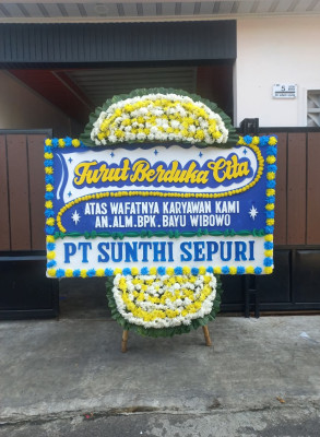 Papan Bunga Duka di Citaleus